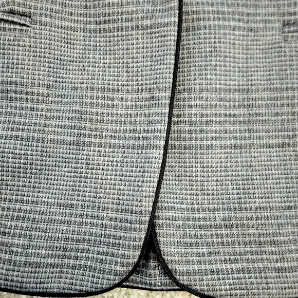 NWT Sz 0 Ann Taylor Gray Check Plaid Blazer - Picture 7 of 15